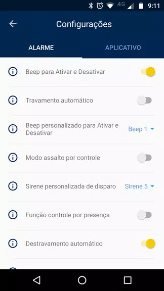 Pósitron Alarme Captura de tela 4