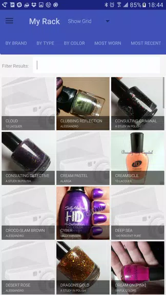 Nail Polish Rack Captura de pantalla 1