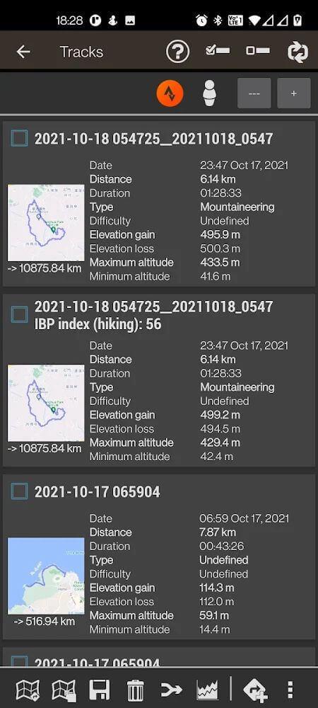 OruxMaps GP 스크린샷 2