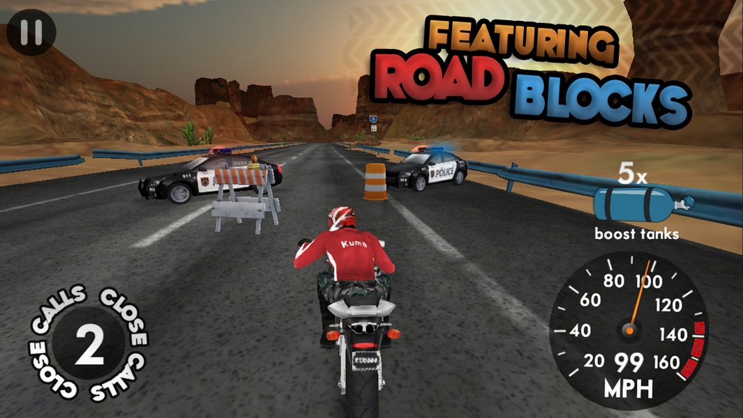 Highway Rider Schermafbeelding 1