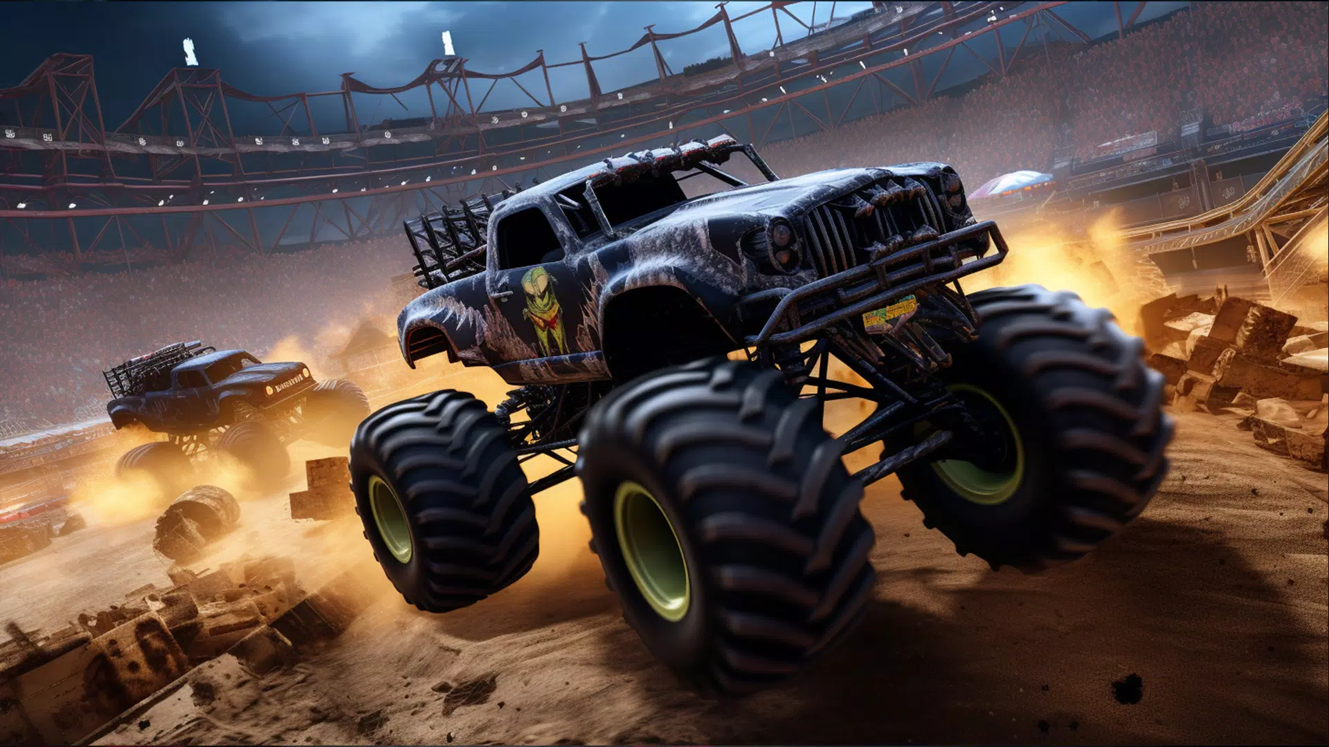 Crazy Monster Truck Games Screenshot 2