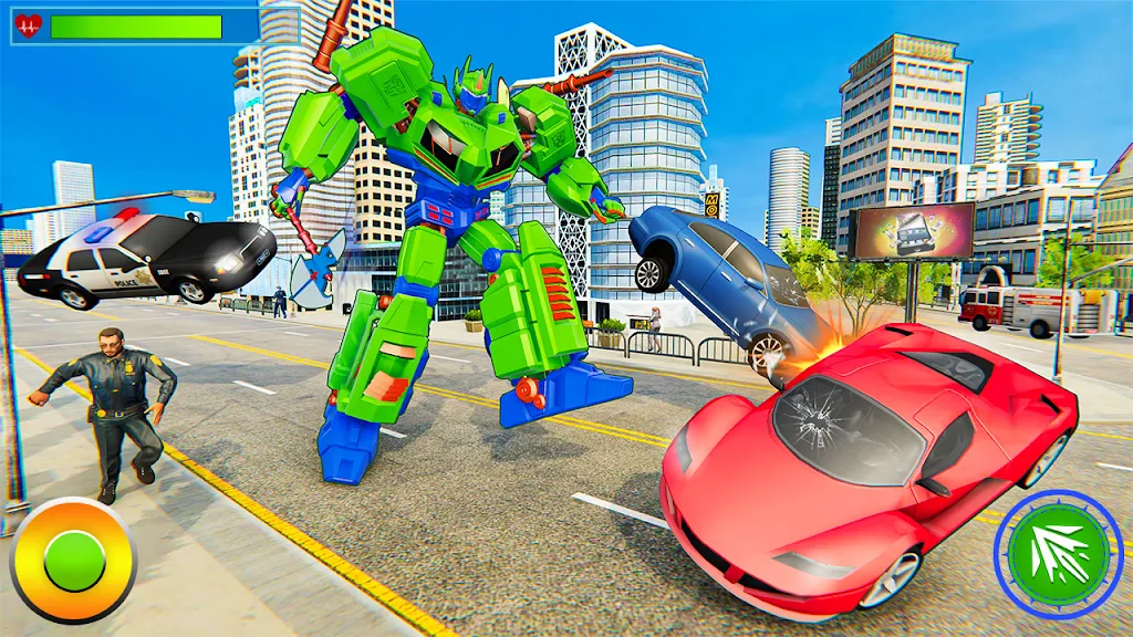 Robot Hero City Battle Schermafbeelding 1