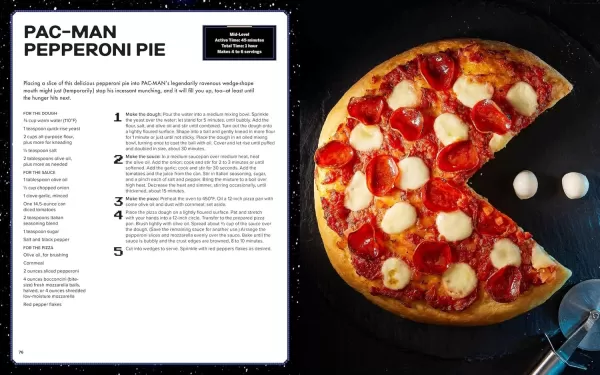 Preview of Pac-Man cookbook recipes