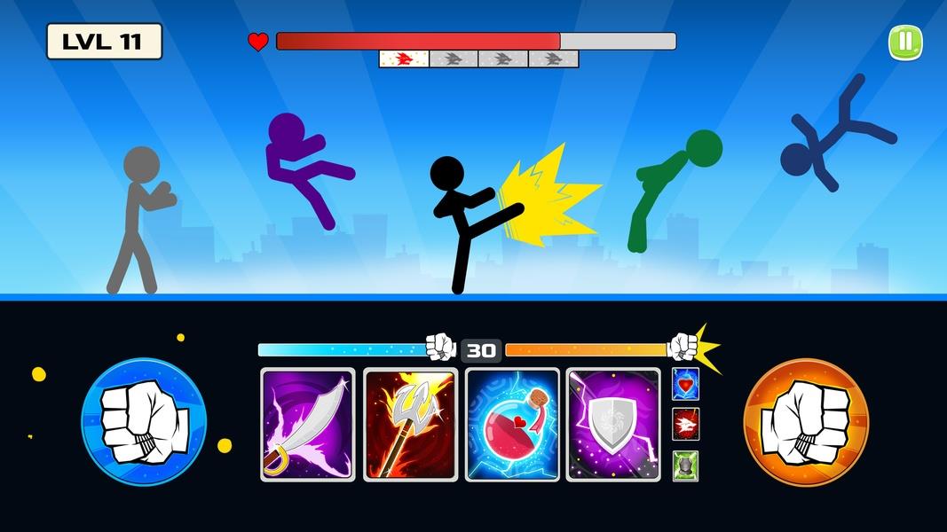 Stickman Fighter Mega Brawl应用截图第1张