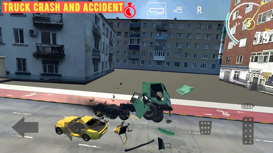 Truck Crash And Accident Tangkapan skrin 1