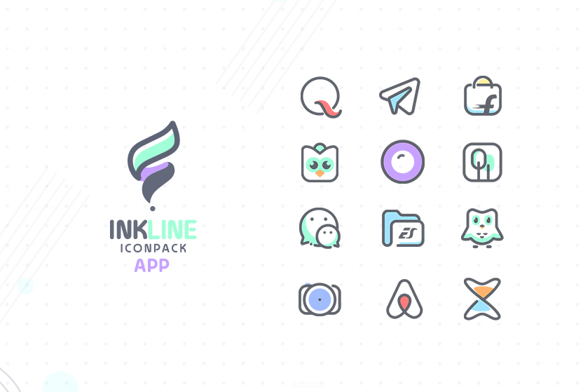 InkLine Icon Pack Mod Screenshot 3