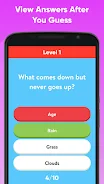 Riddle Quiz With Answers 스크린샷 2