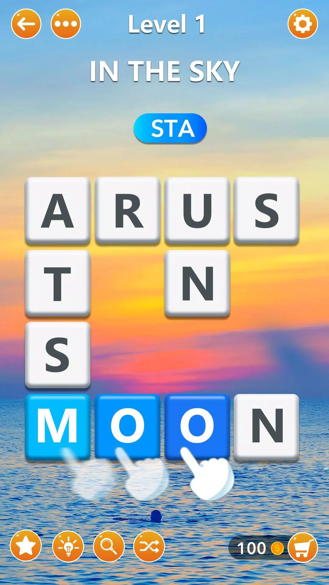 Word Blocks Puzzle - Jeux de m Capture d'écran 3