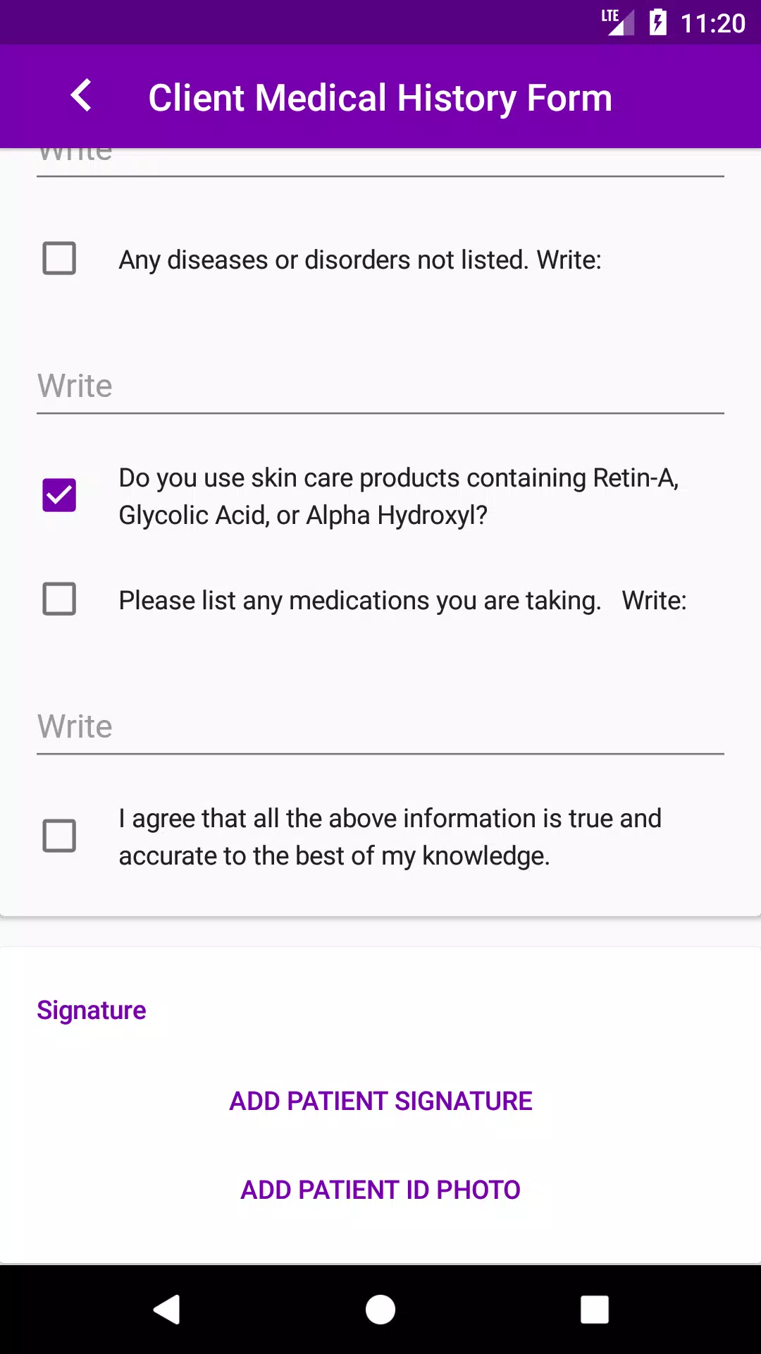 Microblading App Captura de pantalla 4
