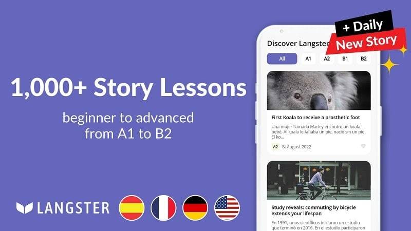 Learn Languages with Langster Capture d'écran 4