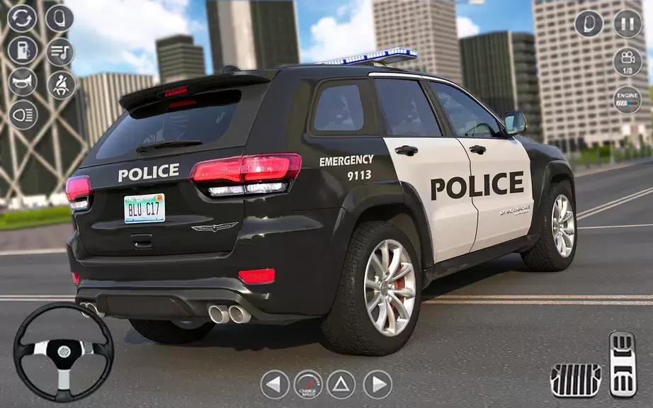 Police Car Driving Games 3D ภาพหน้าจอ 3