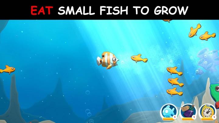 Hungry Ocean: Feed & Grow Fish Captura de pantalla 1