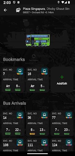 SG Bus Arrival Times Screenshot 3