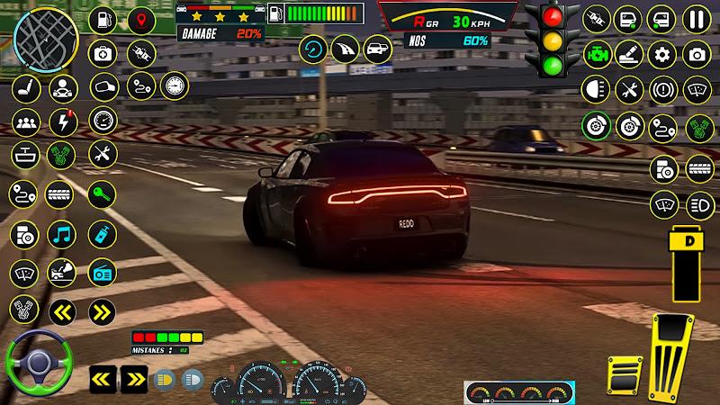 US Car Driving Simulator Game ဖန်သားပြင်ဓာတ်ပုံ 3