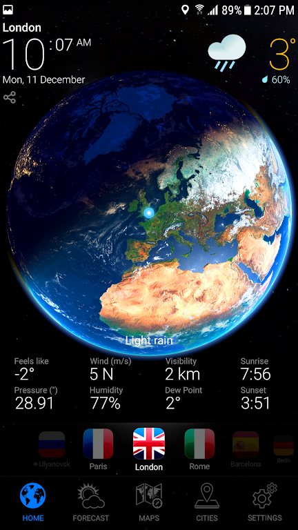 WEATHER NOW Mod Tangkapan skrin 1