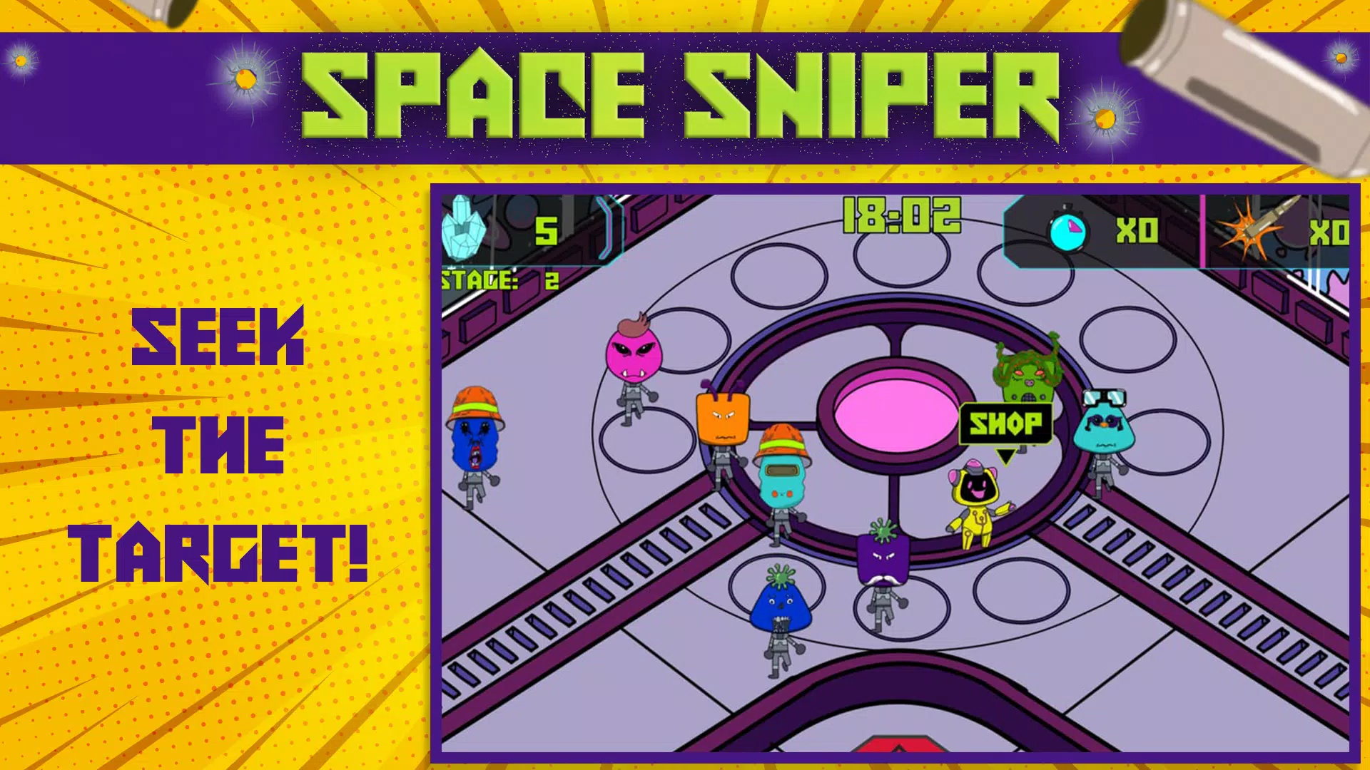 Space Sniper Ảnh chụp màn hình 1