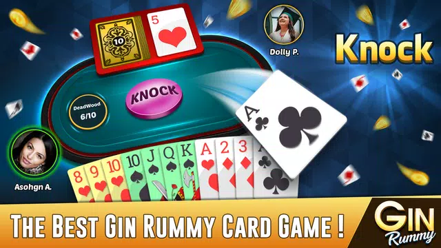 Gin Rummy Offline Card Game 스크린샷 1