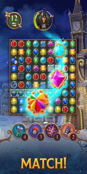 Clockmaker: Jewel Match 3 Game Скриншот 3