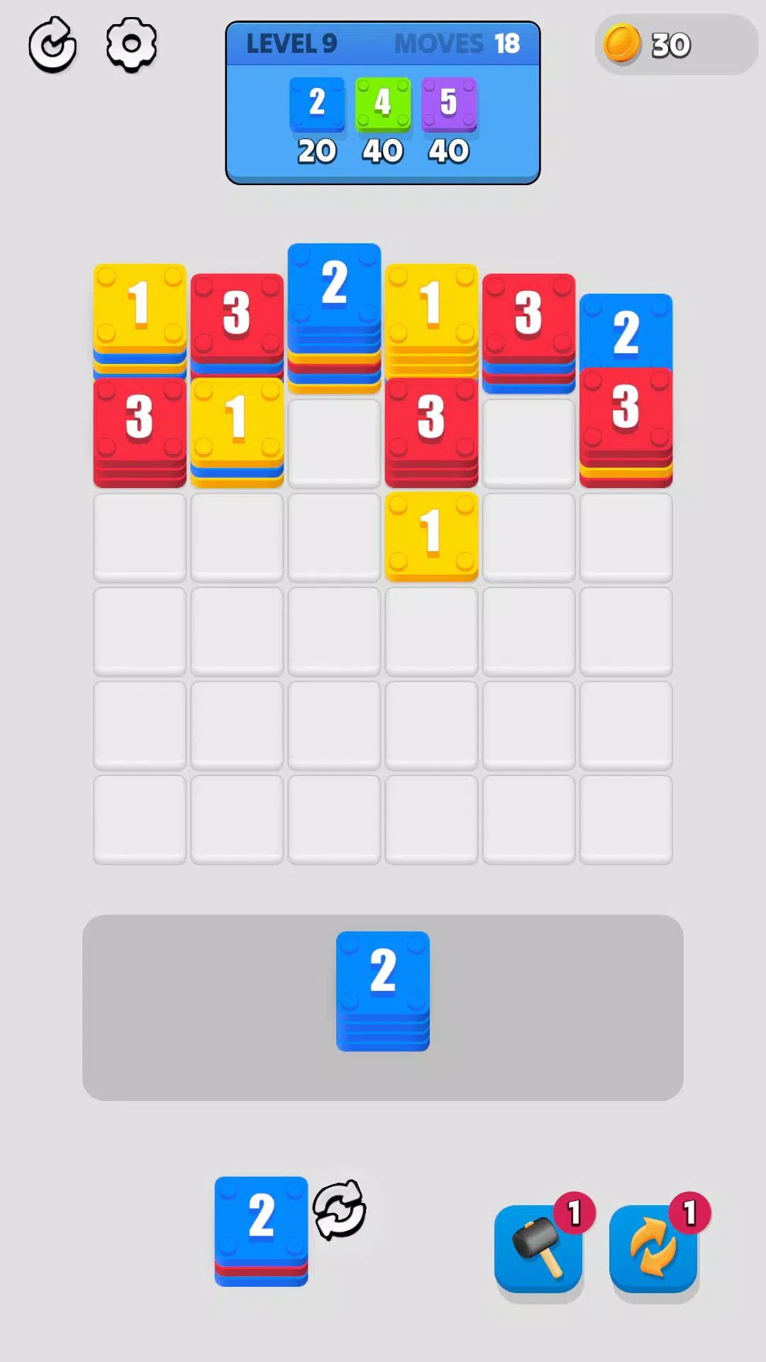 Brick Stack Puzzle スクリーンショット 1