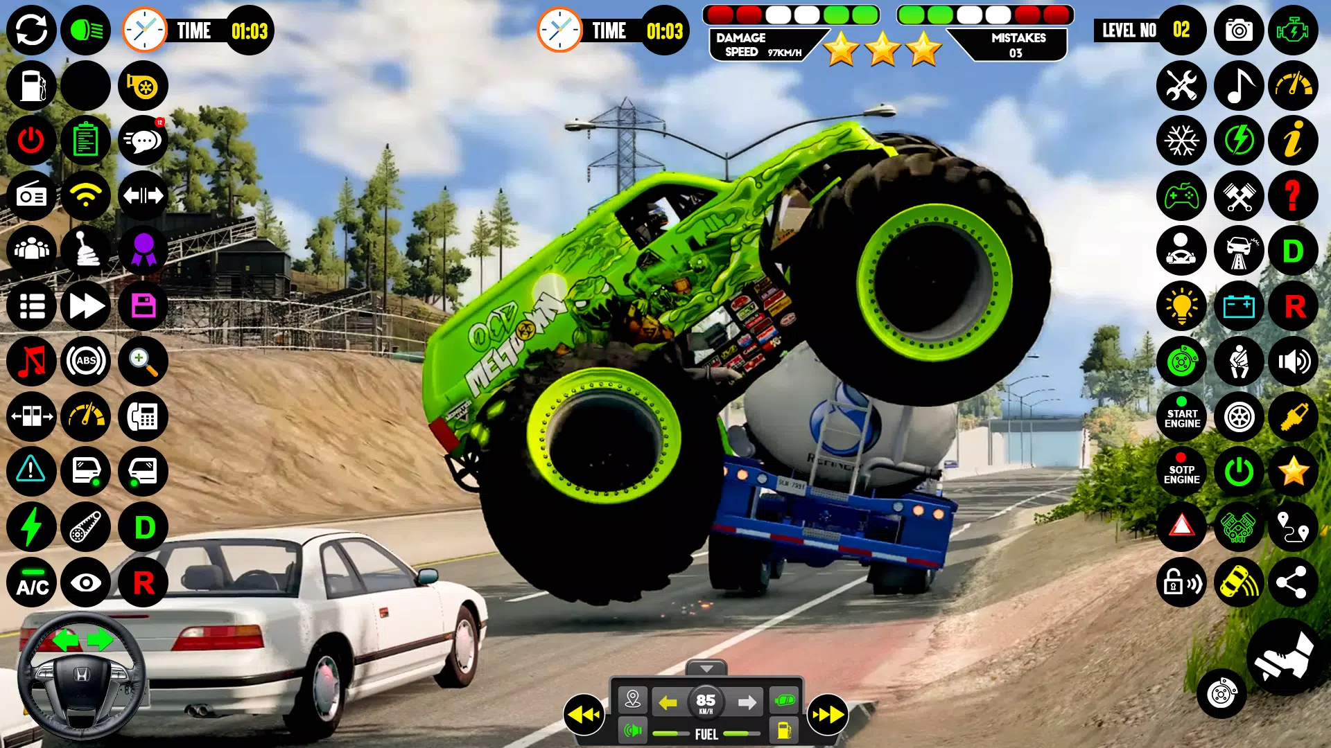 4x4 Monster Truck Game - Derby Captura de tela 2