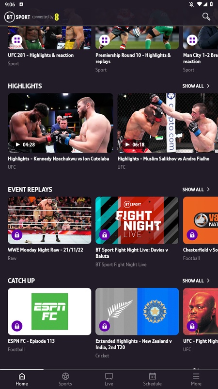 TNT Sports: News & Results应用截图第2张