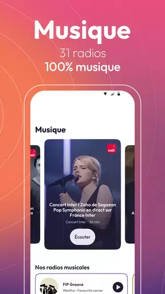 Radio France : radios, podcast Ảnh chụp màn hình 4