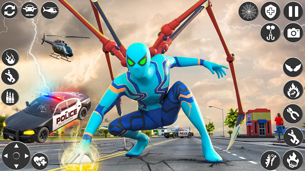 Rope Hero Game- Spider Game 3D應用截圖第3張