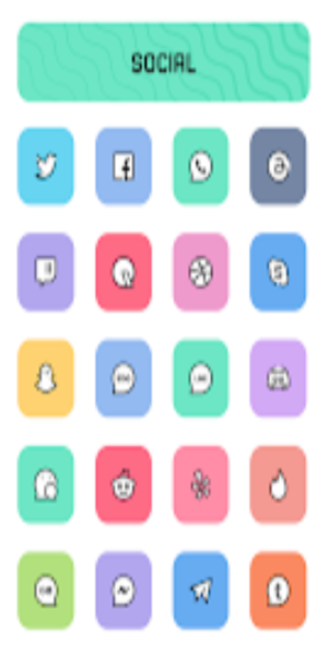 Crayon Adaptive IconPack Mod Apk