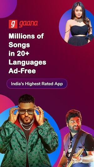 Gaana: MP3 Songs, Music App Screenshot 1