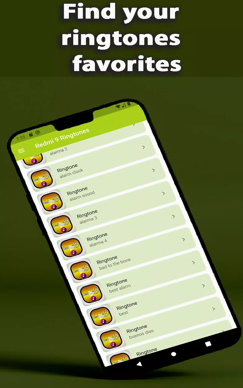 Redmi Note 9 Ringtone App Screenshot 2