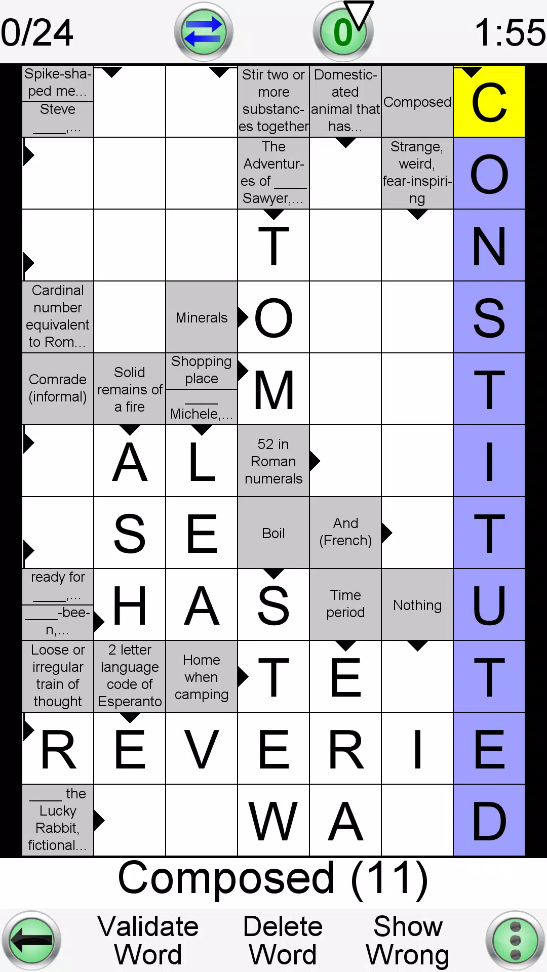 Arrow Crossword Capture d'écran 1