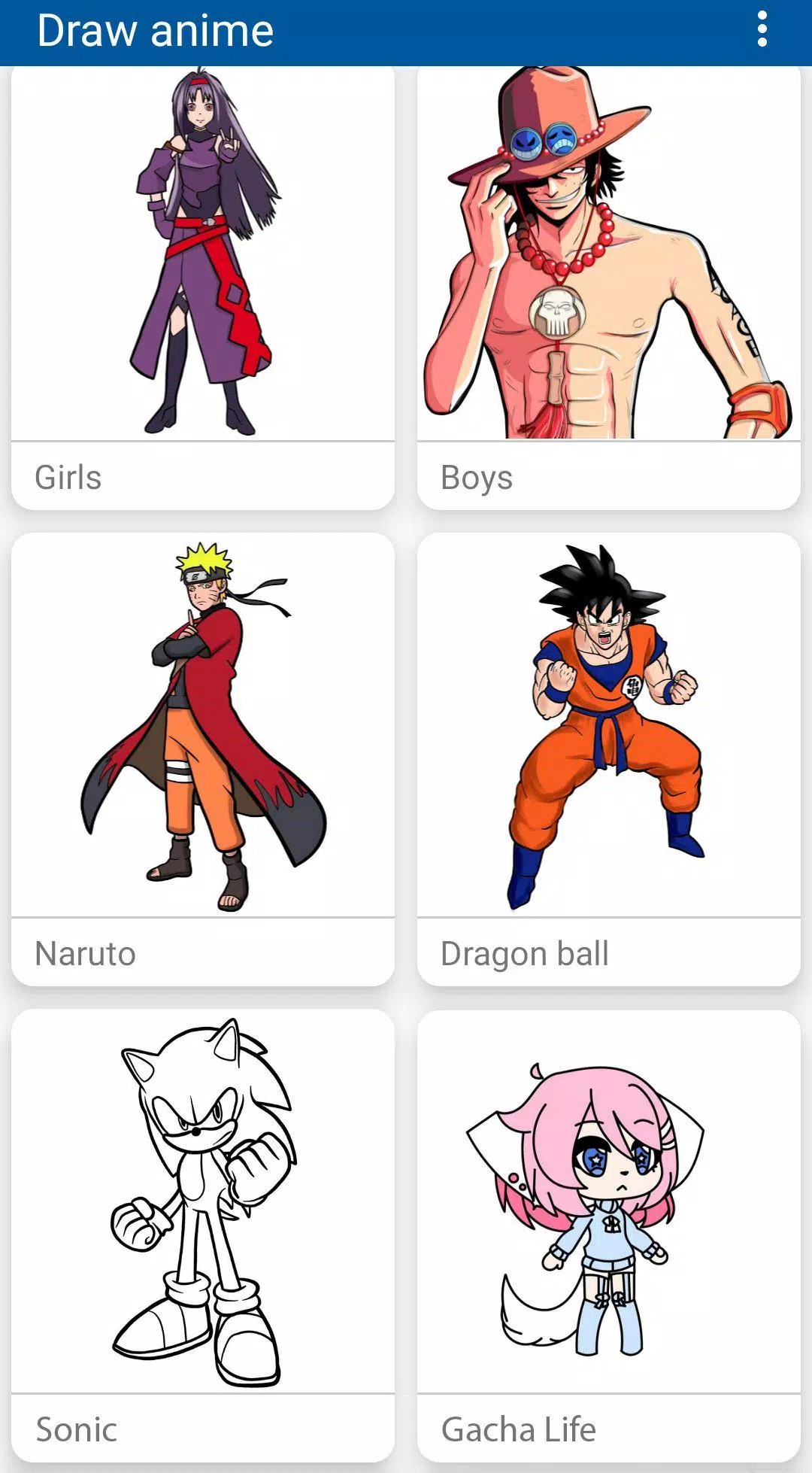 How to Draw Anime 스크린샷 1