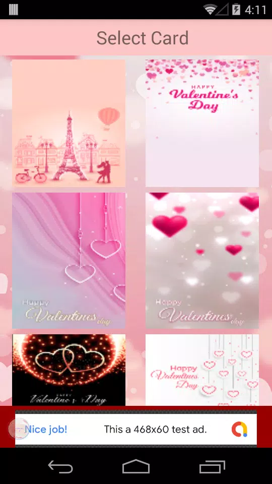 Valentine Greeting Card 2019 Captura de tela 3