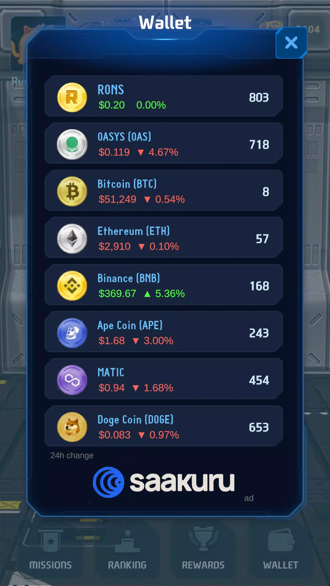 Schermata Crypto Run 3