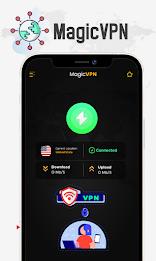 Magic VPN – VPN Fast & Secure स्क्रीनशॉट 3