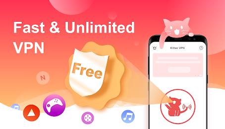 VPN Kitten: Free Unlimited VPN Proxy & Secure WiFi ဖန်သားပြင်ဓာတ်ပုံ 1