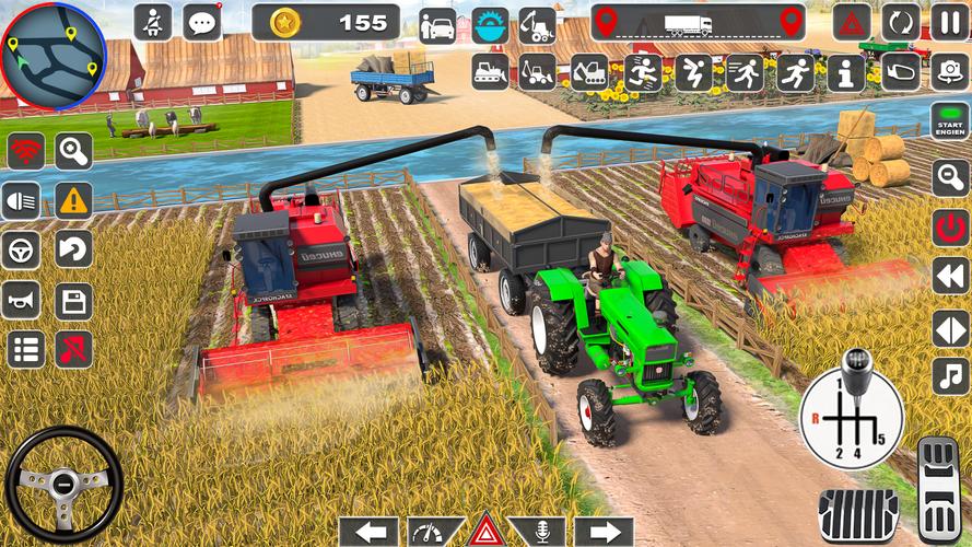 Tractor Driving Farming Games Screenshot 4