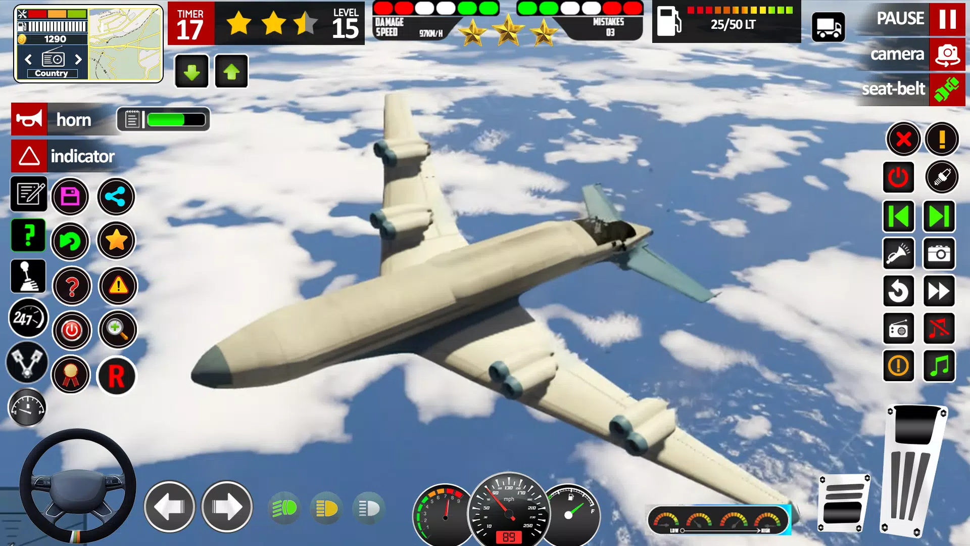 Plane Game Flight Simulator 3d Captura de pantalla 3