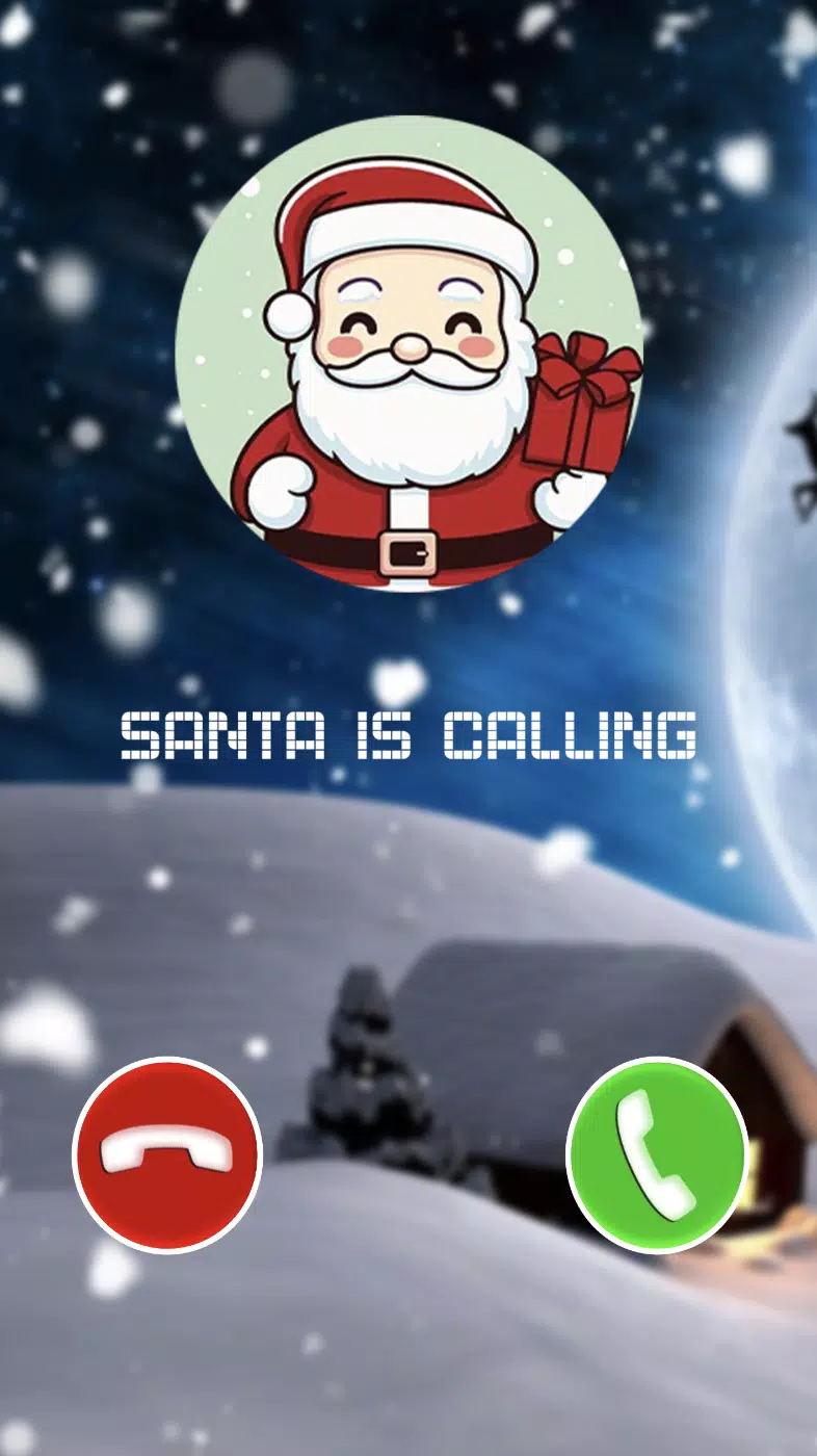 Schermata Santa Call Funny Prank 2