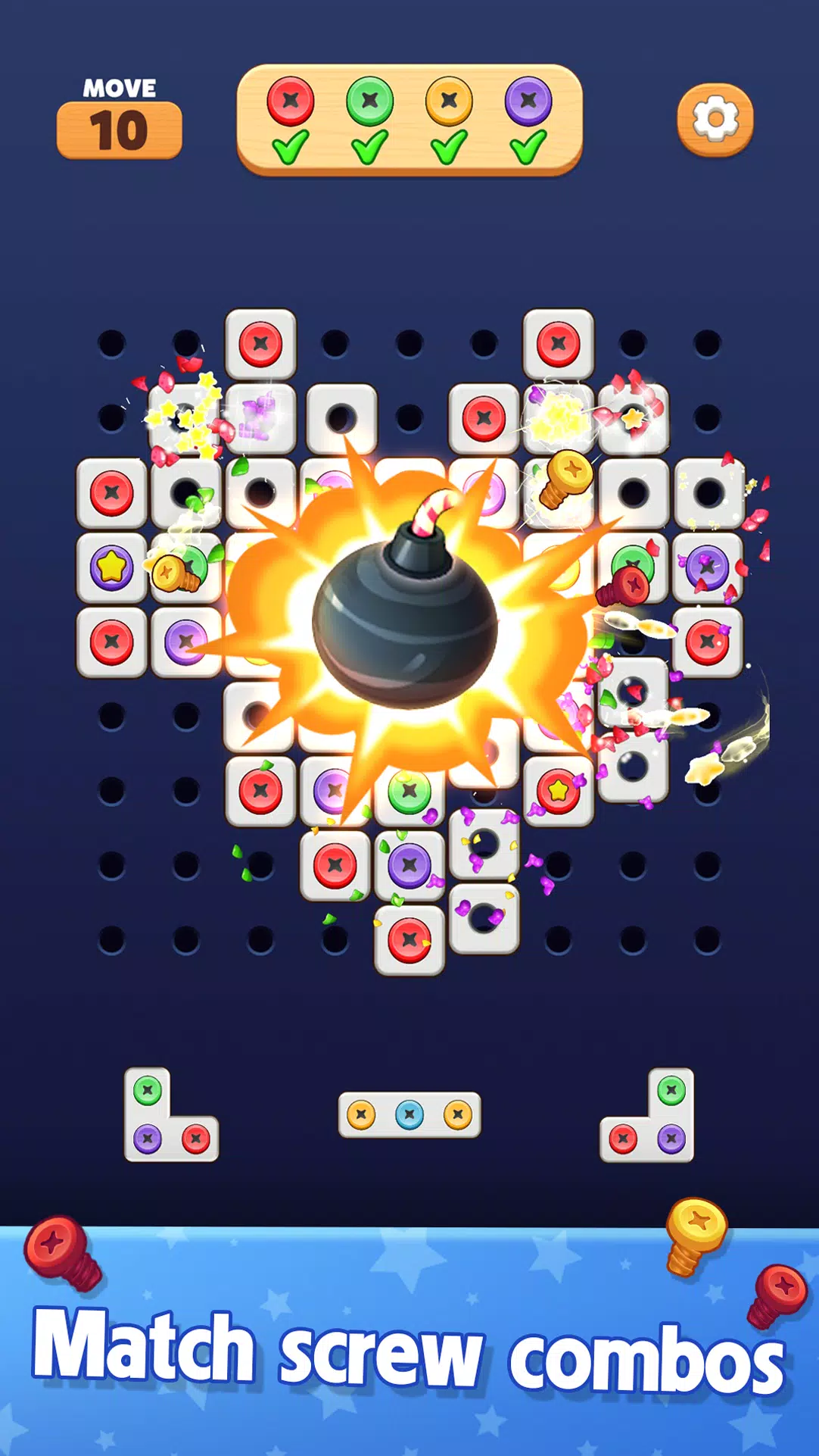 Screw Blast: Match The Bolts Ekran Görüntüsü 4