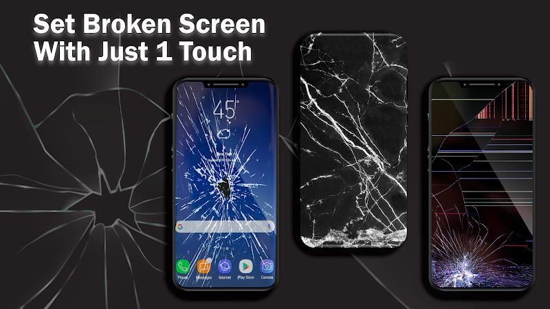 Broken Screen 4K Pranks Funny Ảnh chụp màn hình 1