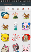 Emoji Stickers for chat Apps Captura de pantalla 1