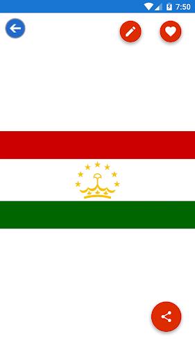 Tajikistan Flag Wallpaper: Fla ဖန်သားပြင်ဓာတ်ပုံ 2