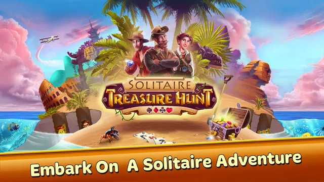 Solitaire Treasure Hunt 스크린샷 1