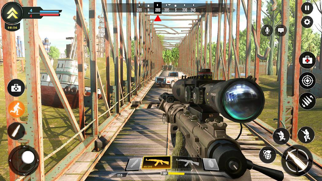 Sniper Game: Shooting Gun Game Mod 스크린샷 1