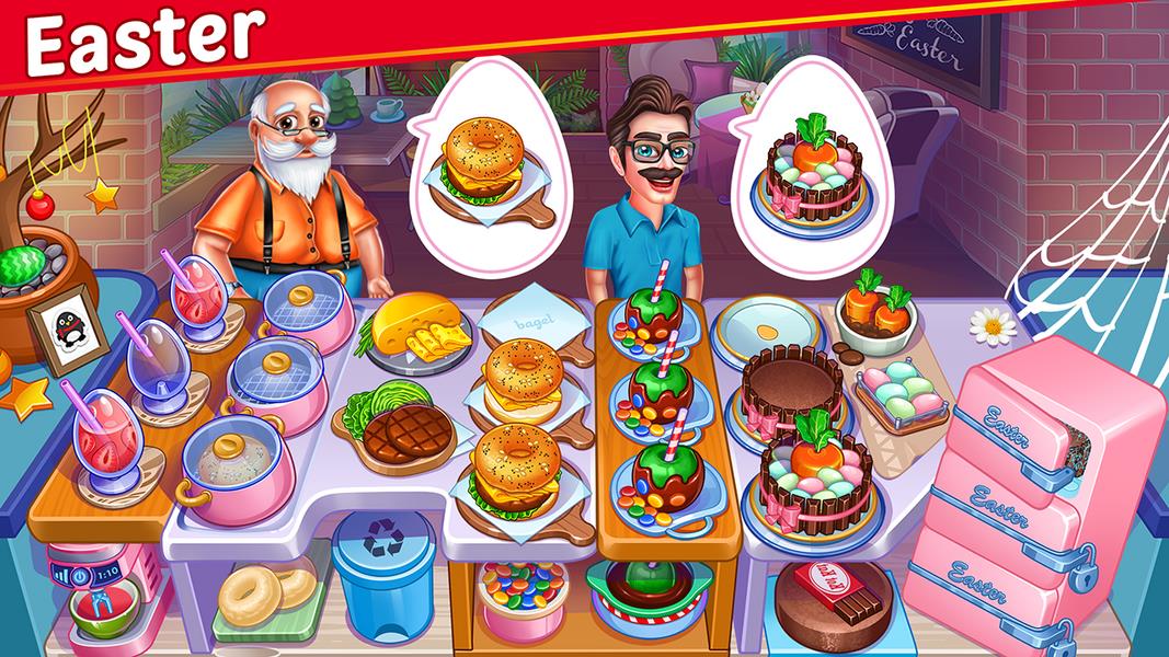 Halloween Street Food Shop Restaurant Game Capture d'écran 3