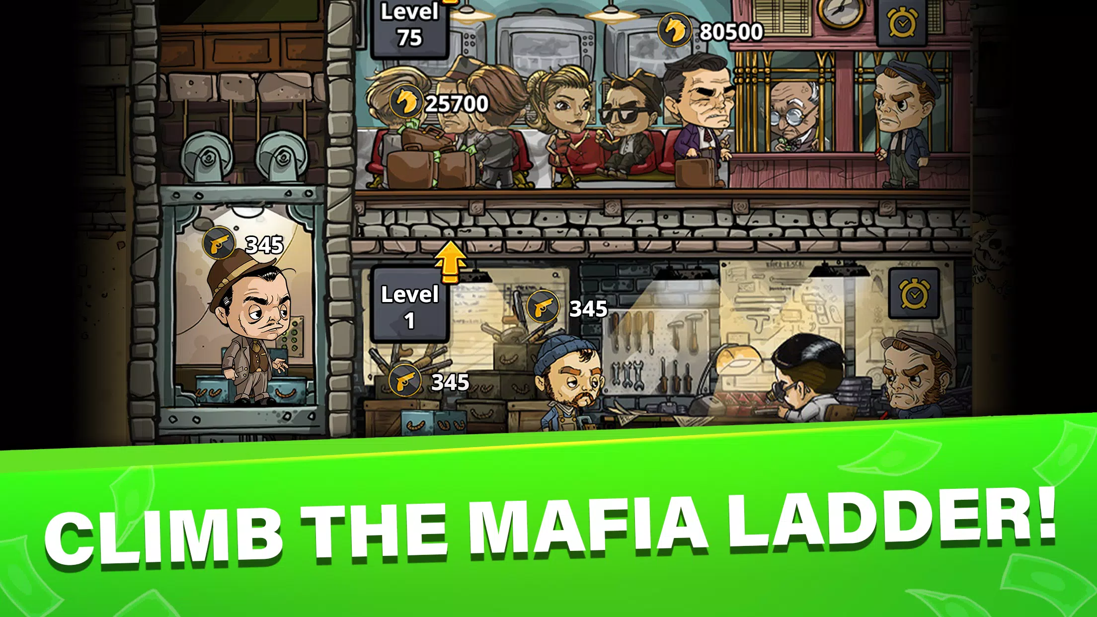 Idle Mafia Inc: Manager Tycoon Captura de tela 1