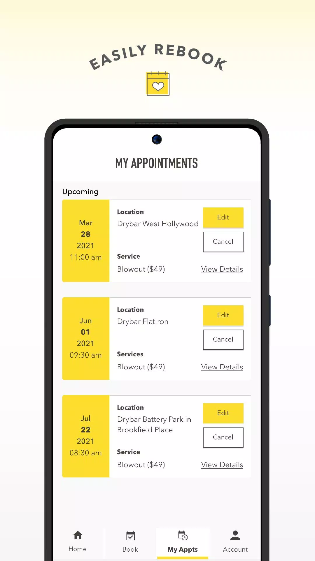 Drybar ภาพหน้าจอ 4