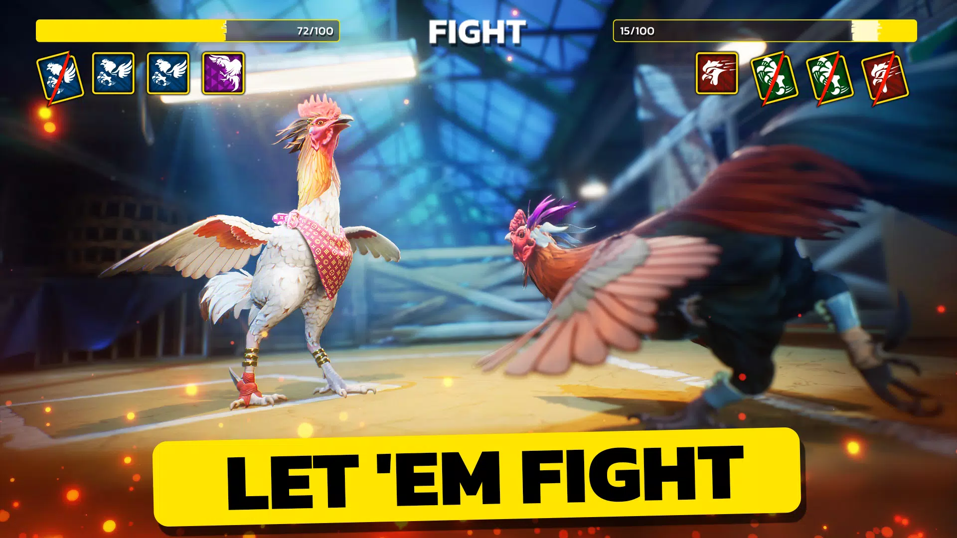 Rooster Fights Captura de pantalla 1