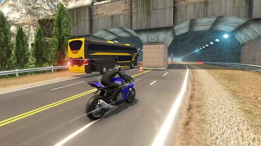 Bike VS Bus Racing Games Captura de tela 1